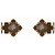 Picture Jasper Stone Rod Brackets - Set of 2