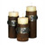 Polished Band Nail Head Candle Holder Set with Vanilla Candles