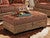 Ranchero Southwestern Large Storage Ottoman