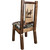 Ranchman's Woodland Upholstery Side Chair with Laser-Engraved Elk Design