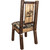 Ranchman's Woodland Upholstery Side Chair with Laser-Engraved Moose Design