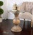 Reclaimed Wood Accent Table with Aluminum Top