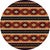 Red Deer Lodge Rug - 8 Ft. Round