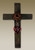 Red Glass Heart Wall Cross - Medium