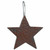 Red Resin Star Shower Curtain Hooks - Set of 12