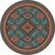 Rhinestone River Rug - 8 Ft. Round