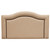 Ridge Linen Natural Headboard - Full