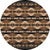 Rio Rancho Brown Rug - 8 Ft. Round