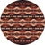Rio Rancho Russet Rug - 8 Ft. Round