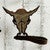 Buffalo Skull Tiebacks