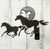 Two Horses Curtain Rod Brackets