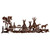 Tepee Village Metal Wall Art