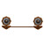 Round Copper Berry Hand Towel Bar