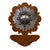 Round Old Silver Berry Concho Double Hook