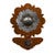 Round Old Silver Berry Robe Hook