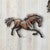 Running Horse 3-D Metal Wall Art III