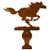 Running Horse Small Drape Rod Bracket