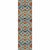 Sacred Trail Red Burst Rug - 2 x 8