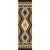 Sallisaw Blue Southwestern Rug - 2 x 8