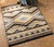 Sallisaw Blue Southwestern Rug - 3 x 4