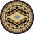 Sallisaw Blue Southwestern Rug - 8 Foot Round