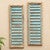 Santa Fe Turquoise Wood Shutters - Set of 2