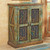 Santa Maria Turquoise Scroll Cabinet