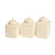 Savannah Cream Canister Set - OVERSTOCK