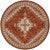 Sedona Nights Red Rock Rug - 8 Ft. Round