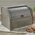 Silver Metal Breadbox