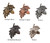 Small Cactus Cabinet Knobs - Set of 2