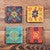 Southwest Bloom Coasters - Set of 4