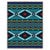 Southwest Geometric Cornflower Throw