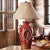 Firebrick Southwest Jar with Rope Table Lamp