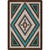 Southwest Nights Turquoise Rug - 5 x 8