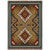 Southwest Sampler Cornflower and Red Medium Blanket