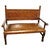 Spanish Heritage Bench with Classico Tooled Leather