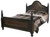 Spanish Bed - Queen - Posse on Back/Steer w-Brands Footboard