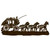Stage Coach Scenic Six Hook Coat Rack