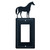 Standing Horse Single GFI Cover