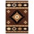 Star Vision Brown Rug - 5 x 8