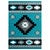 Star Vision Turquoise Rug - 8 Ft. Round