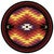 Star Burst Bright Rug - 8 Ft. Round
