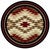 Star Burst Red Rug - 8 Ft. Round
