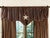 Starlight Trails Chocolate Star Valance