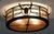 Steer Head Ceiling Light Fixture