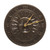 Sun Face Indoor/Outdoor Wall Clock - French Bronze
