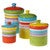 Sunrise Stripes Canister Set - 4 pc