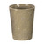 Savannah Taupe Tooled Ceramic Waste Basket