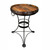 Tequila Barrel Top Table with Horseshoe Feet